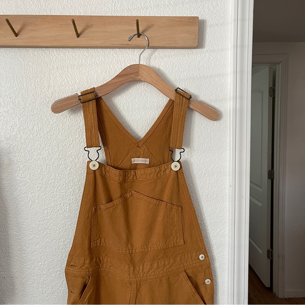 Jesse Kamm overalls, camel/cognac
